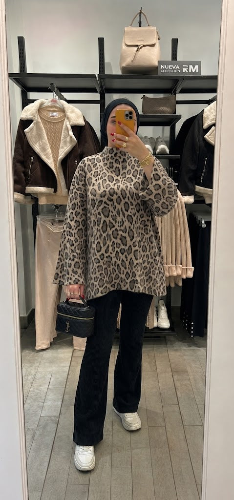 ensemble leopard (pull+pantalon)