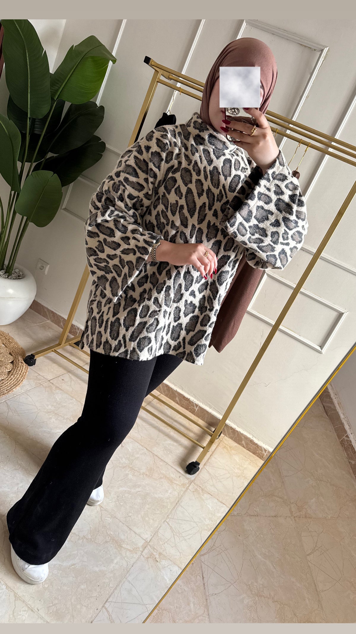 ensemble leopard (pull+pantalon)